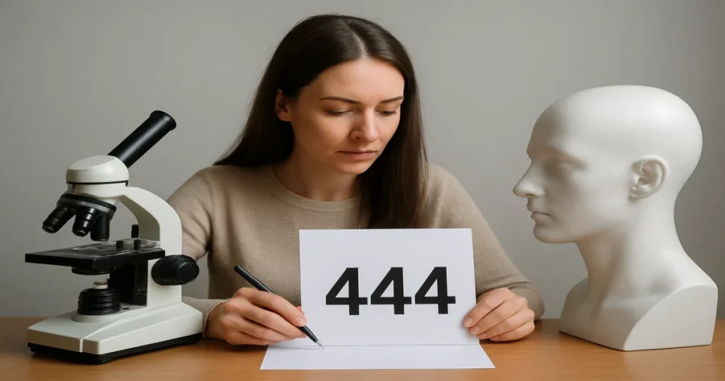 Научная и психологическая перспектива восприятия числа 444